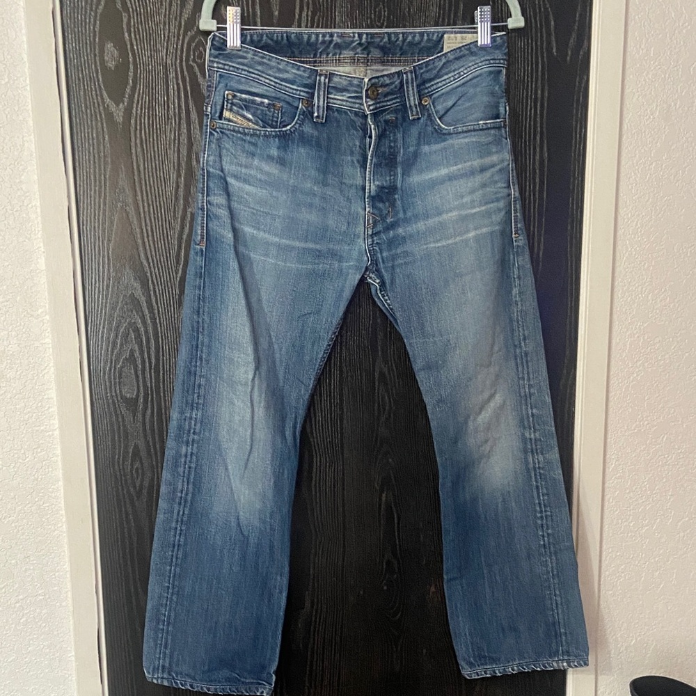 Diesel Men's Safado Straight Leg Button Fly Jeans Size 28/32